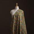 Green - Kalamkari Printed Cotton Fabric 05