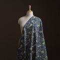 Blue - Kalamkari Printed Cotton Fabric 01