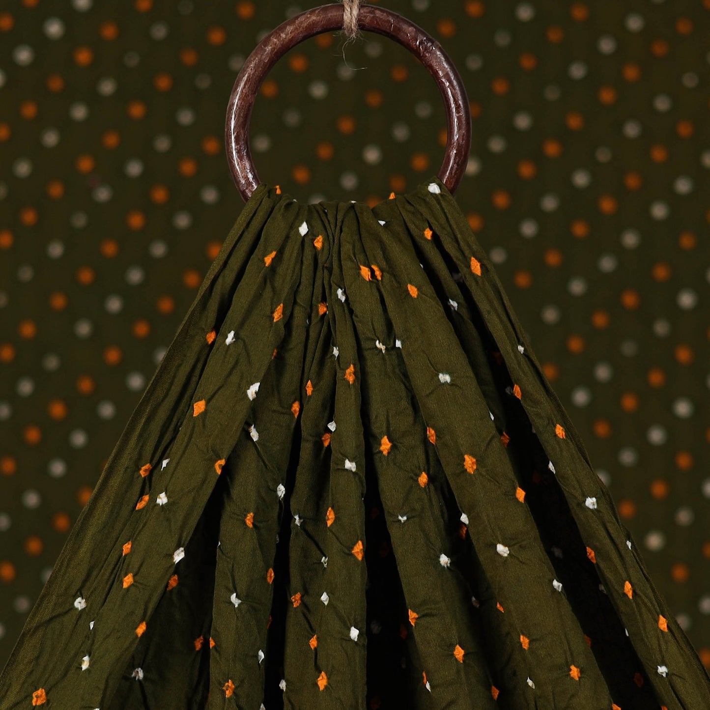 Kutch Tie-Dye Bandhani Cotton Fabric 13