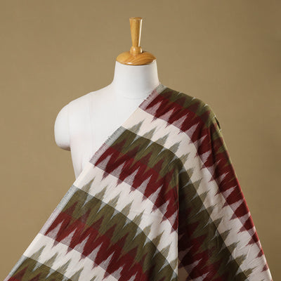  Cotton Multicolor Pochampally Ikat Fabric Online in India