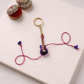 Guitar - Hand Embroidered Felt Work Kids Rakhi 25