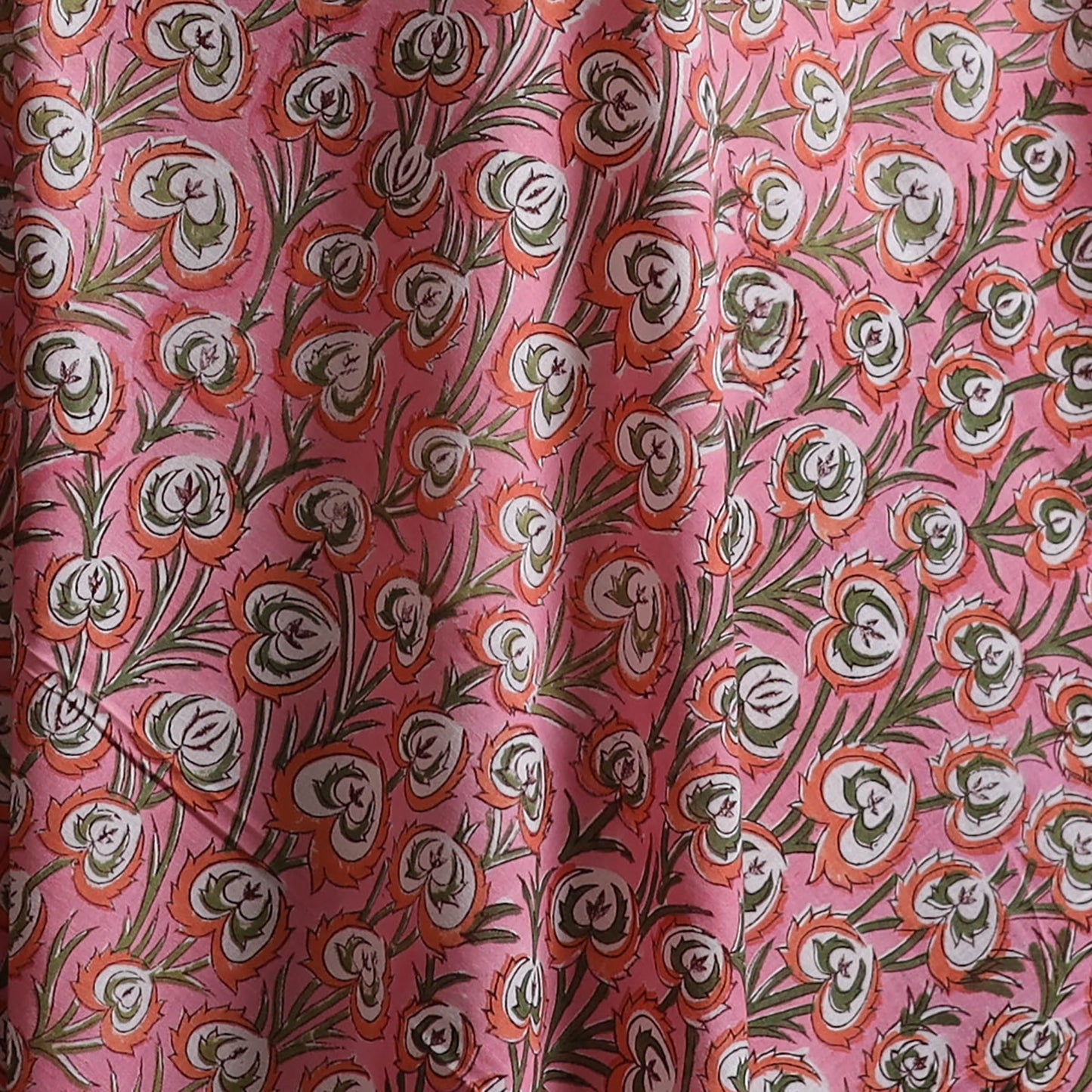 Sanganeri Hand Block Print Pure Cotton Fabric 03