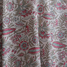 Sanganeri Hand Block Print Pure Cotton Fabric 04