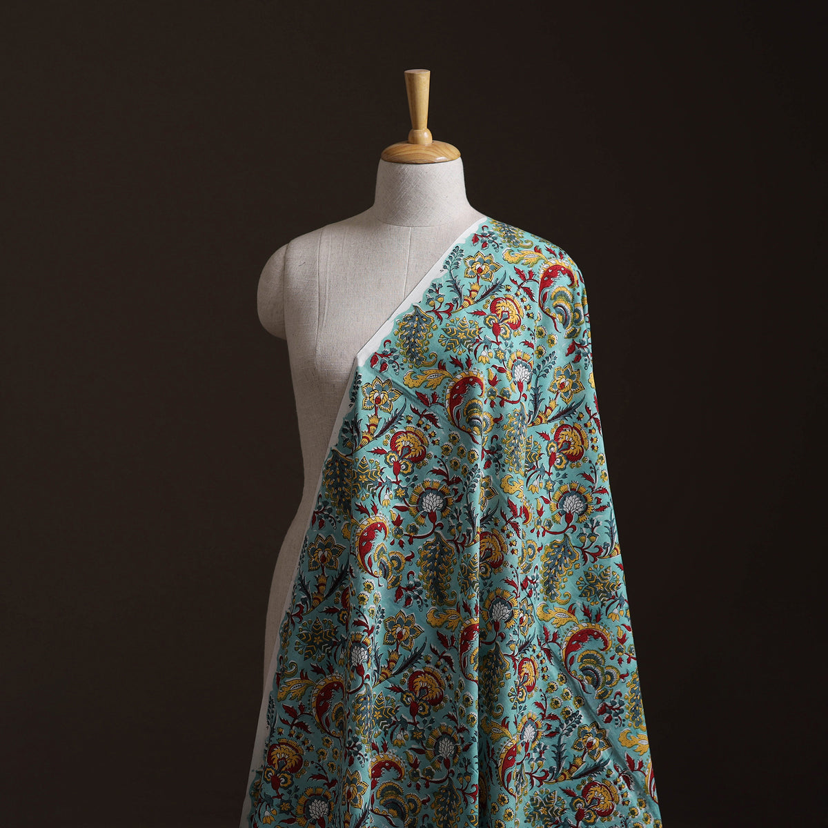 Sanganeri hand block print pure cotton fabric 05