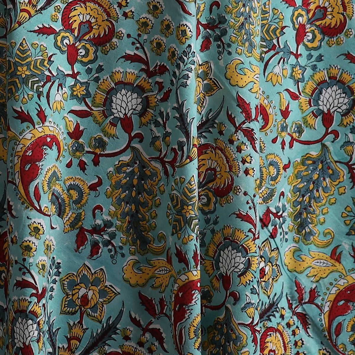 Sanganeri hand block print pure cotton fabric 05
