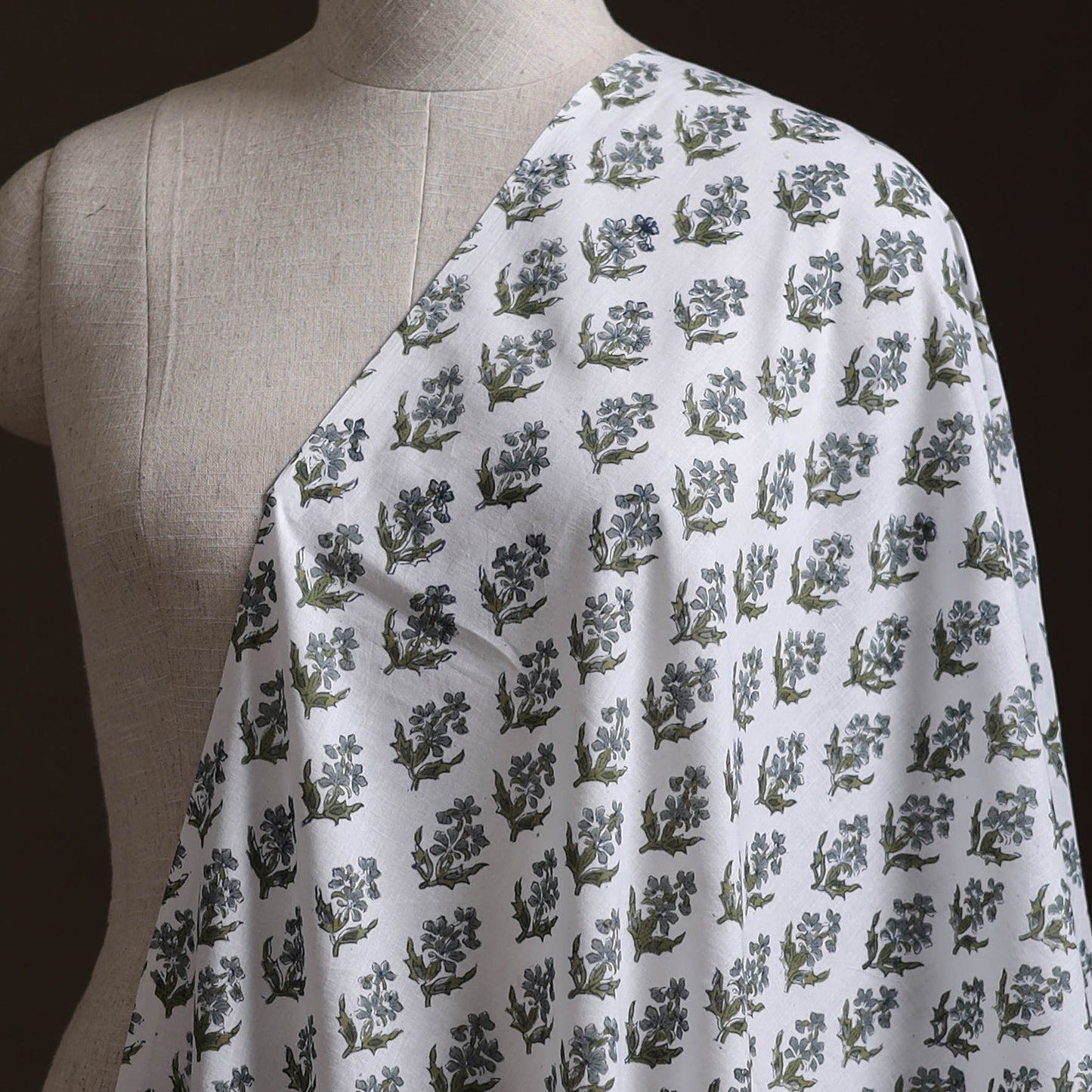 Sanganeri Hand Block Print Pure Cotton Fabric 07