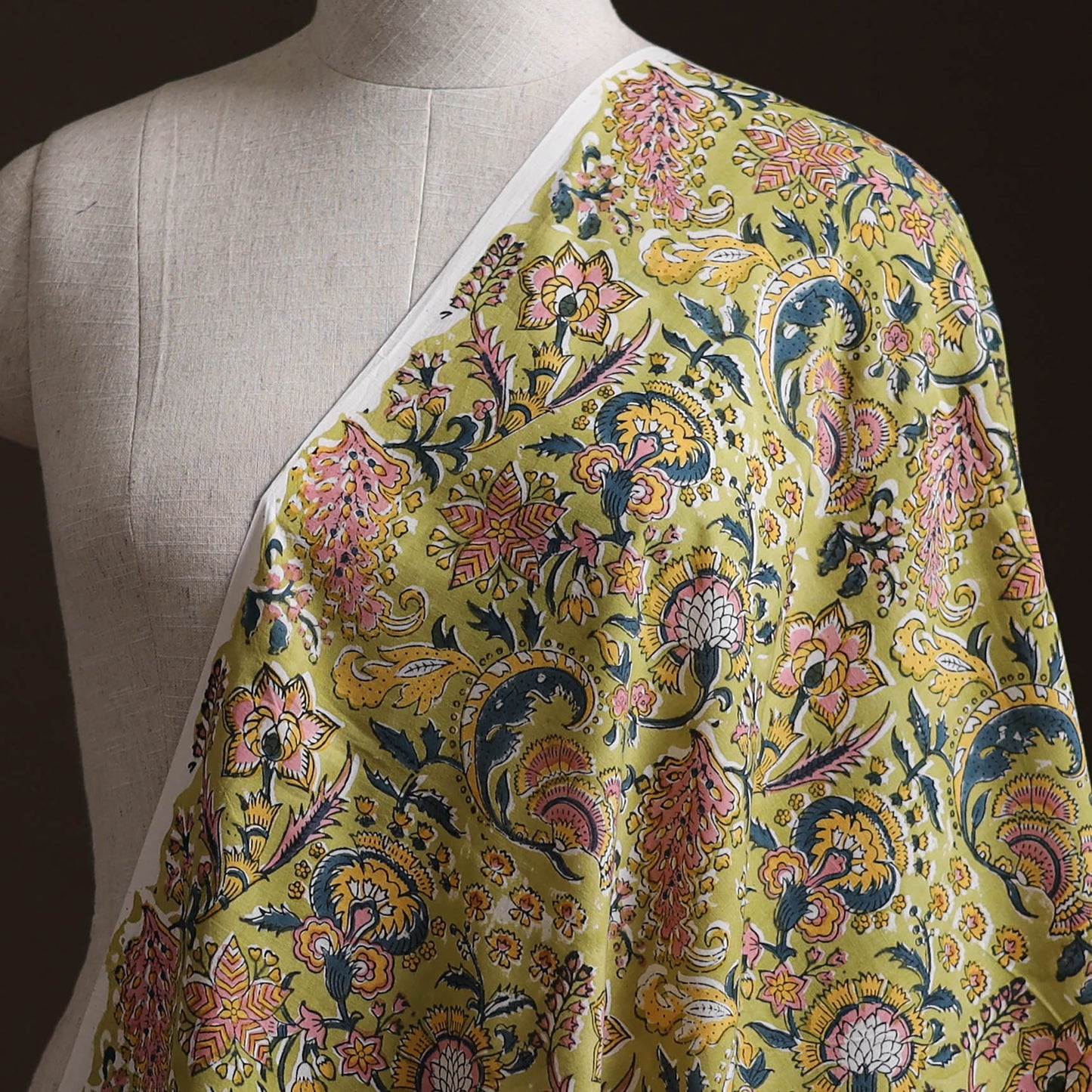 Sanganeri Hand Block Print Pure Cotton Fabric 08