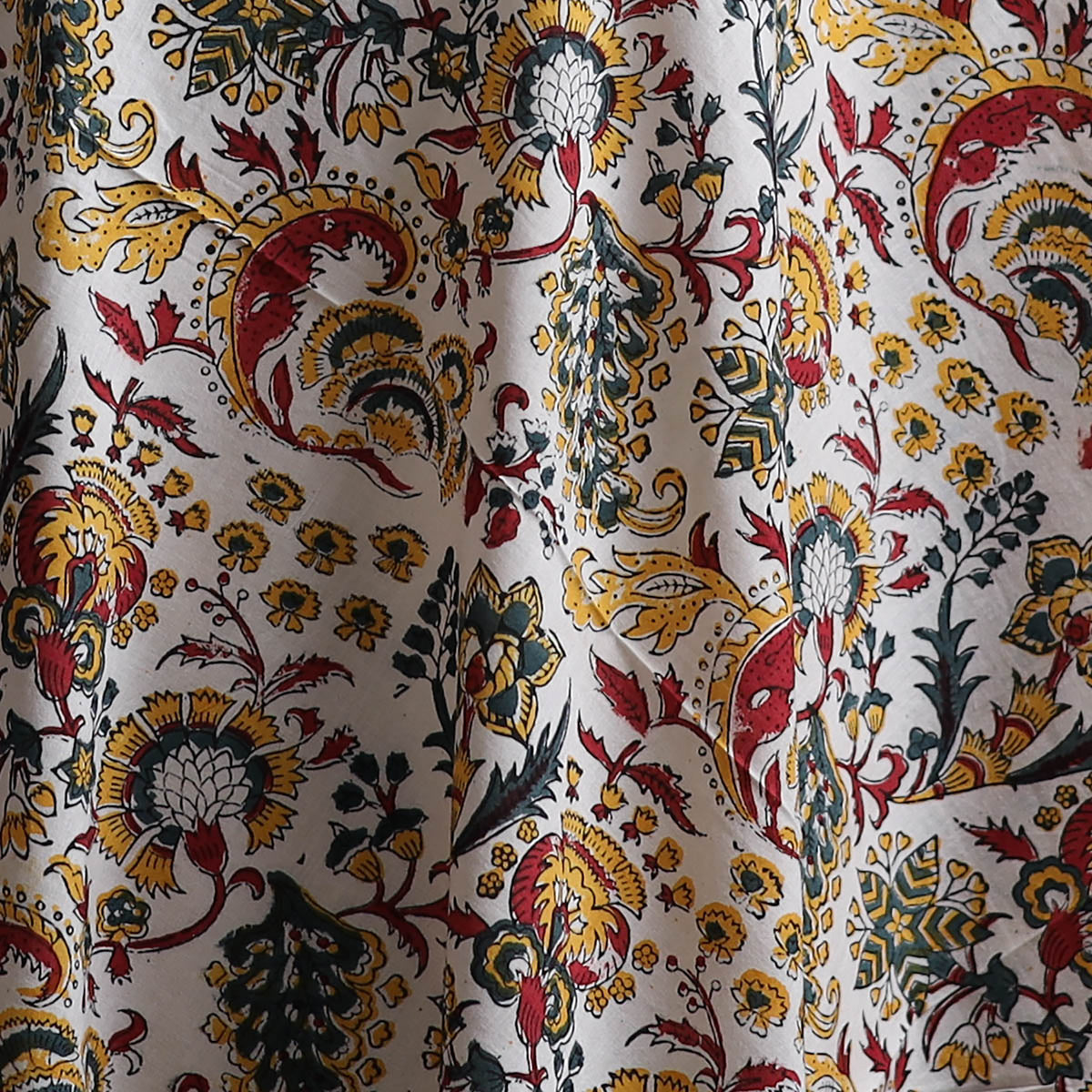 Sanganeri hand block print pure cotton fabric 10