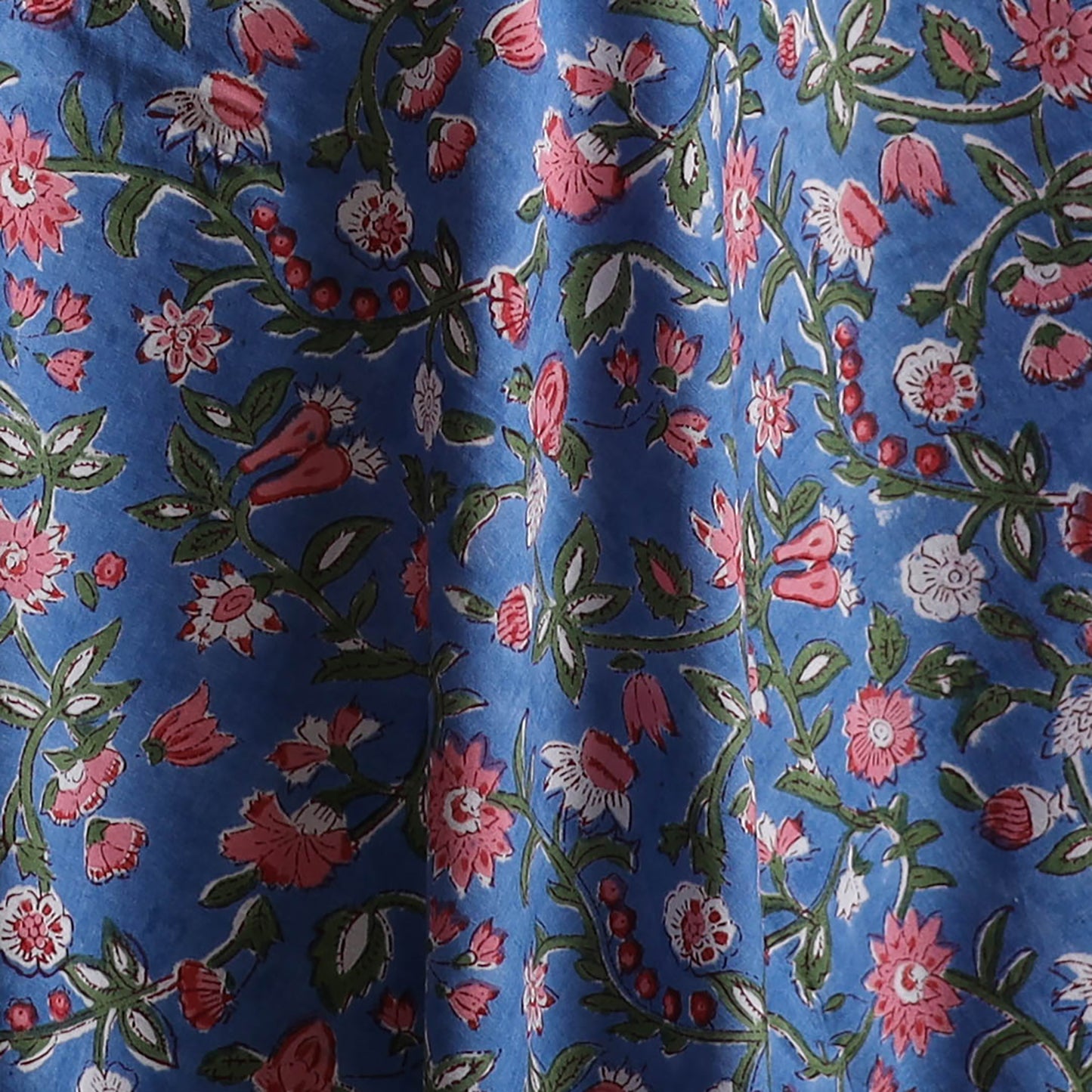 Sanganeri Hand Block Print Pure Cotton Fabric 12