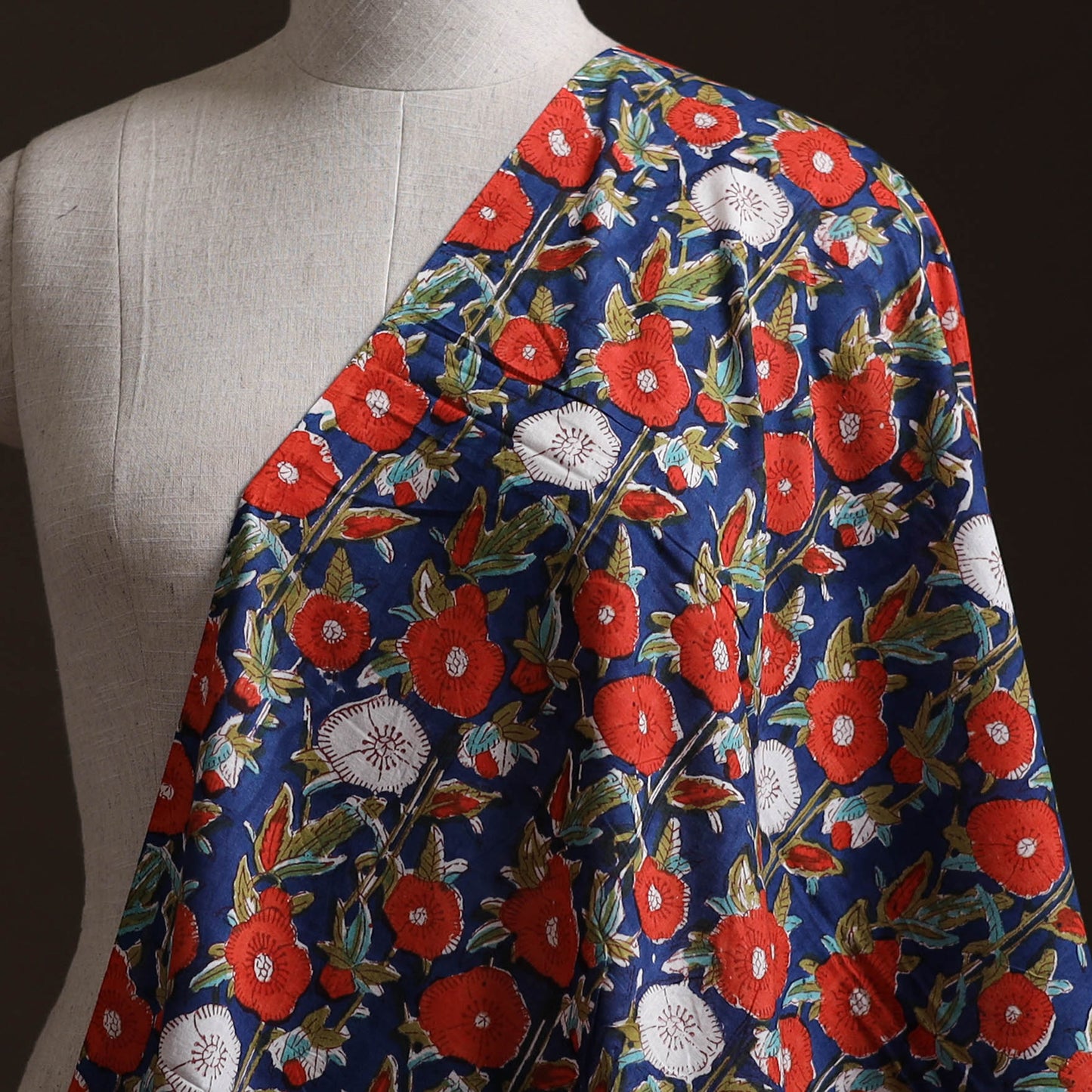 Sanganeri Hand Block Print Pure Cotton Fabric 14