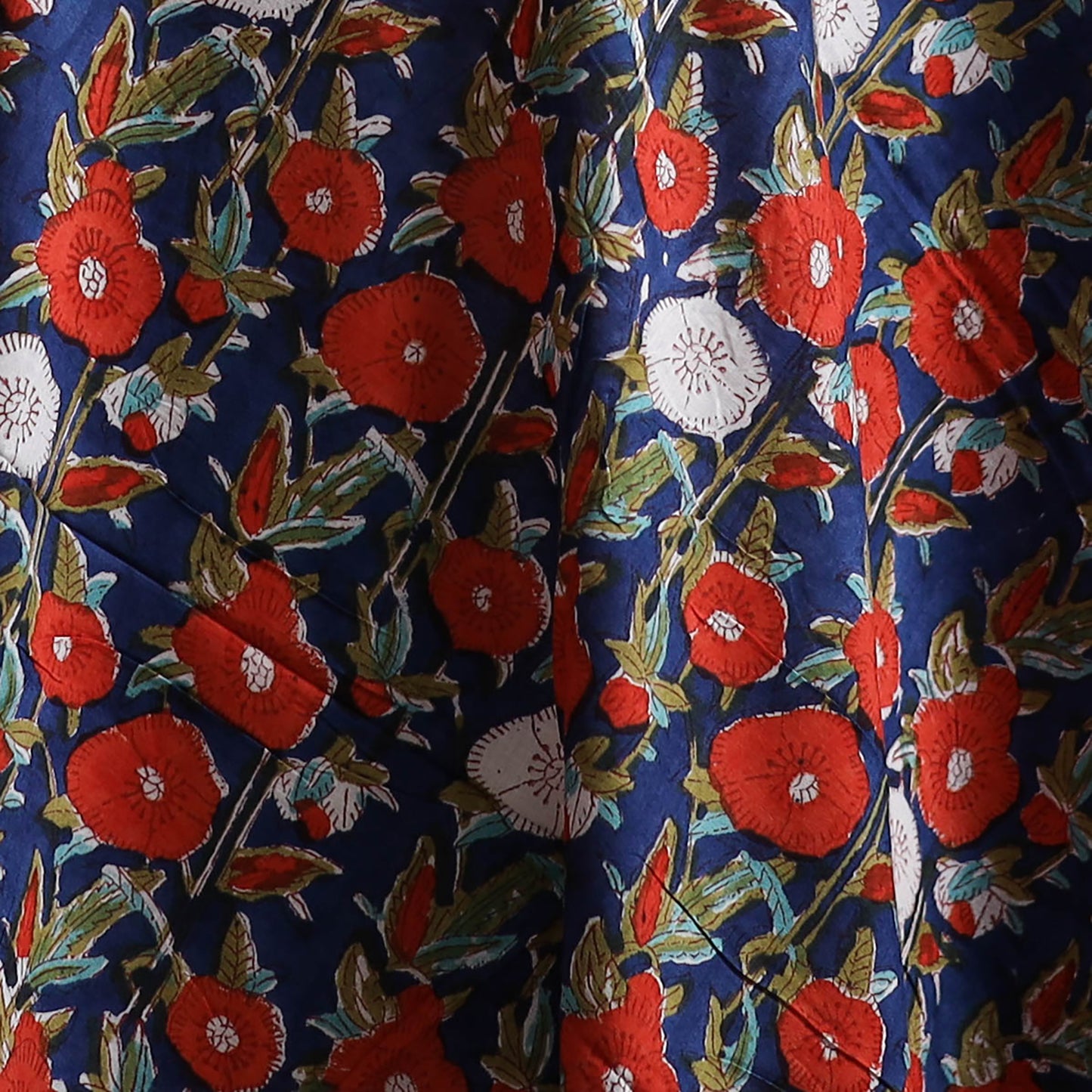 Sanganeri Hand Block Print Pure Cotton Fabric 14