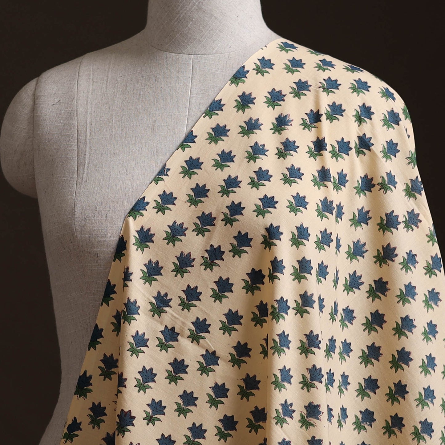 Sanganeri Hand Block Print Pure Cotton Fabric 15