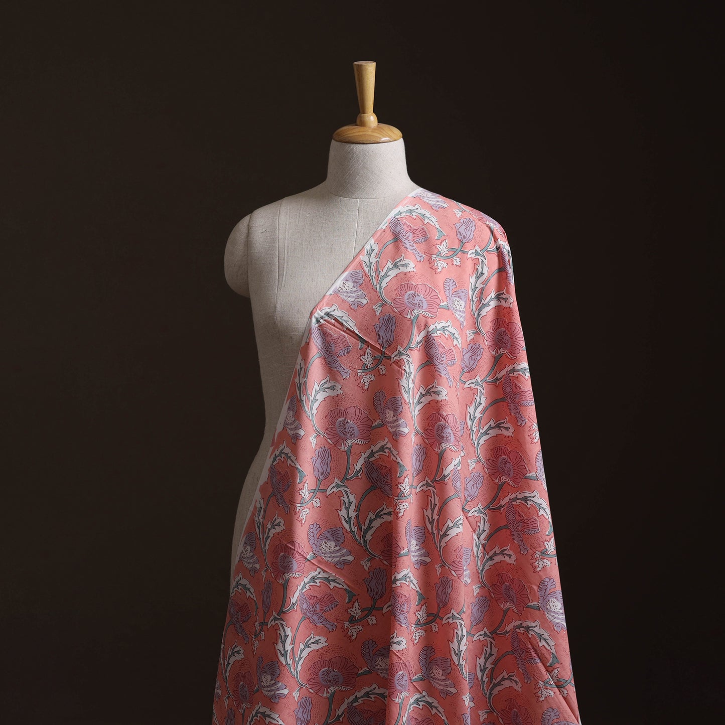Sanganeri Hand Block Print Pure Cotton Fabric 16