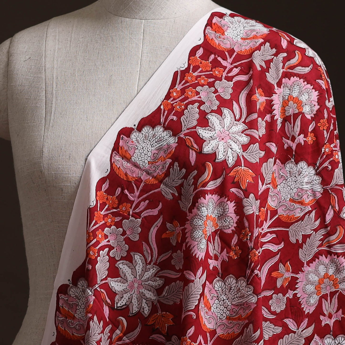 Sanganeri Hand Block Print Pure Cotton Fabric 18
