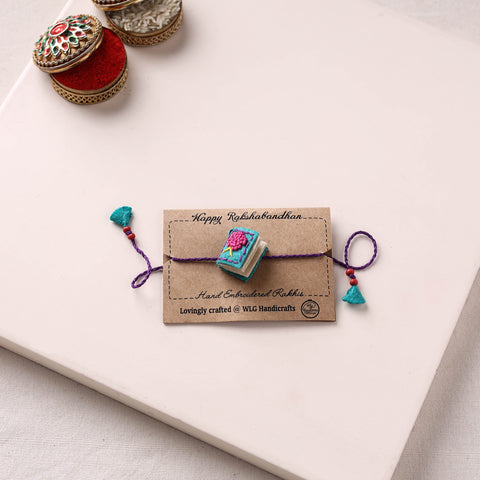 Book - Hand Embroidered Felt Rakhi for Kids 29