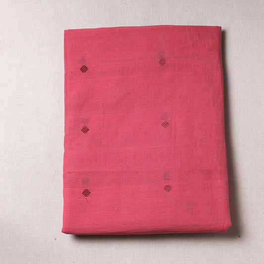 Pink - Godavari Jamdani Pure Handloom Cotton Precut Fabric (1.5 meter)