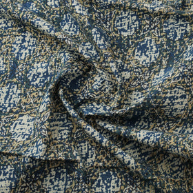 Ajrakh Hand Block Print Natural Dyed Cotton Lycra Fabric 06
