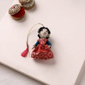 Radha Morpankh - Hand Embroidered Felt Work Rakhi & Lumba Set 44