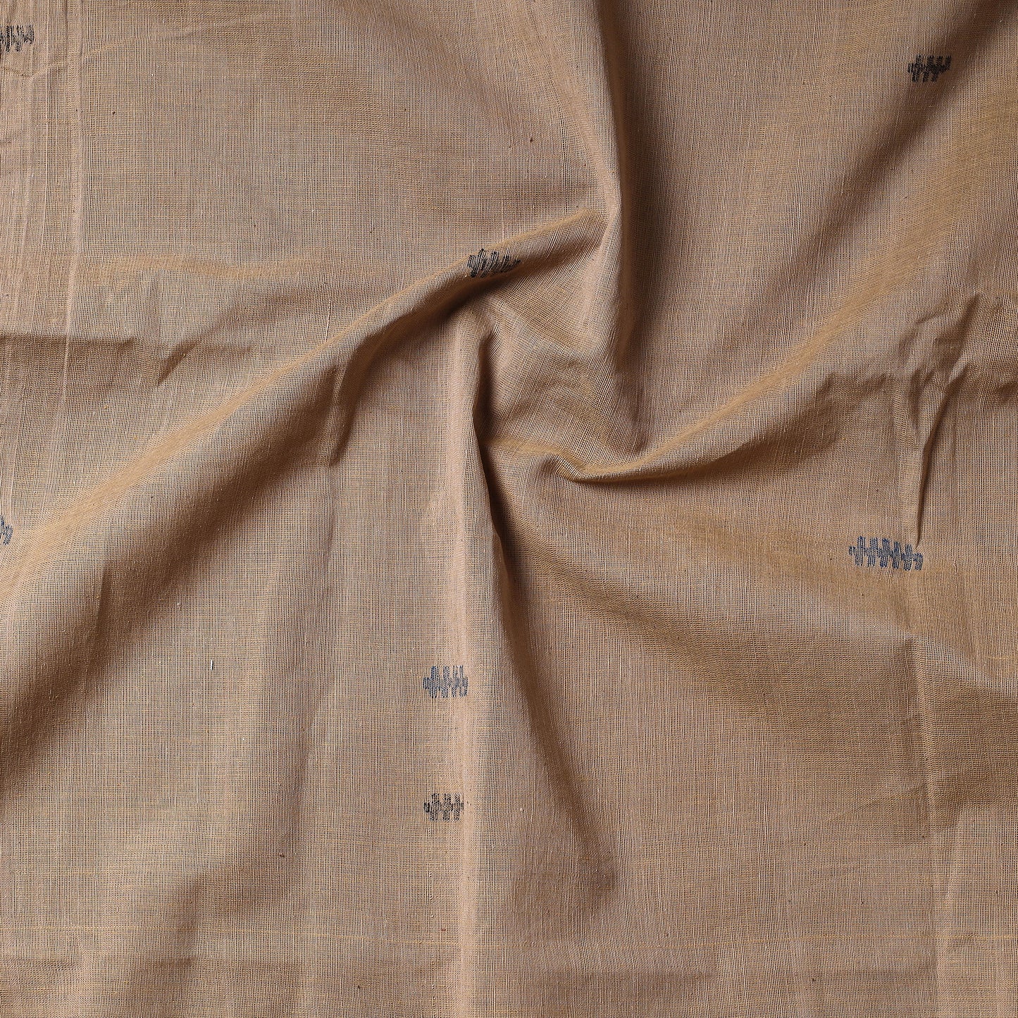 Brown - Godavari Jamdani Pure Handloom Cotton Precut Fabric (1.2 meter)