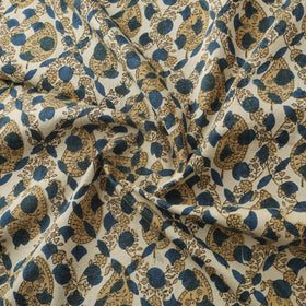 Ajrakh Hand Block Print Natural Dyed Cotton Lycra Fabric 12