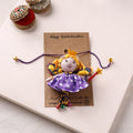 Fairy Princess - Hand Embroidered Felt Work Lumba Rakhi 49