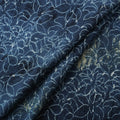 Ajrakh Hand Block Print Natural Dyed Cotton Lycra Fabric 16