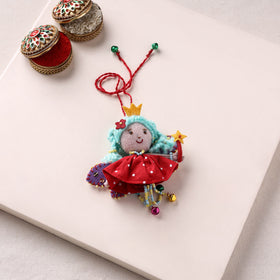 Fairy Princess - Hand Embroidered Felt Work Lumba Rakhi 51
