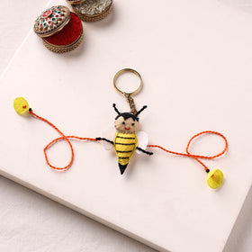 Bee Boy - Hand Embroidered Felt Work Kids Rakhi 63