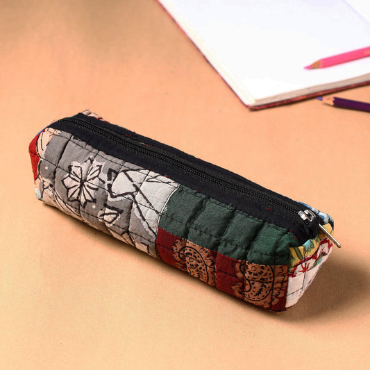 Handcrafted Quilted Patchwork Multipurpose Pencil Pouch 54