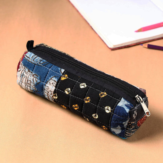 Handcrafted Quilted Patchwork Multipurpose Pencil Pouch 55