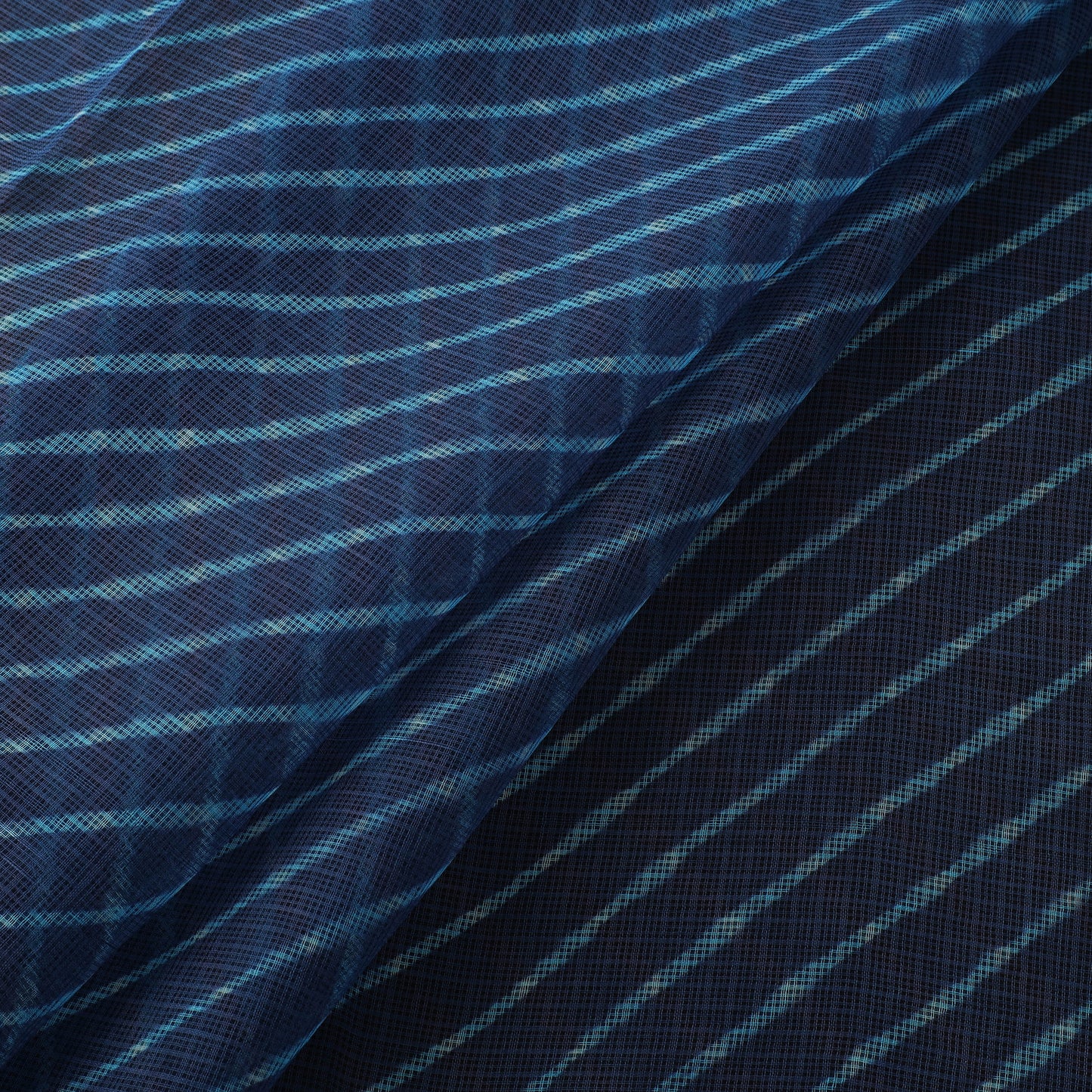 Leheriya Tie-Dye Kota Doria Cotton Fabric 01