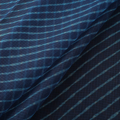Leheriya Tie-Dye Kota Doria Cotton Fabric 01