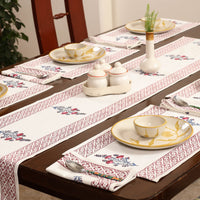 Block Printed Cotton Table Runner