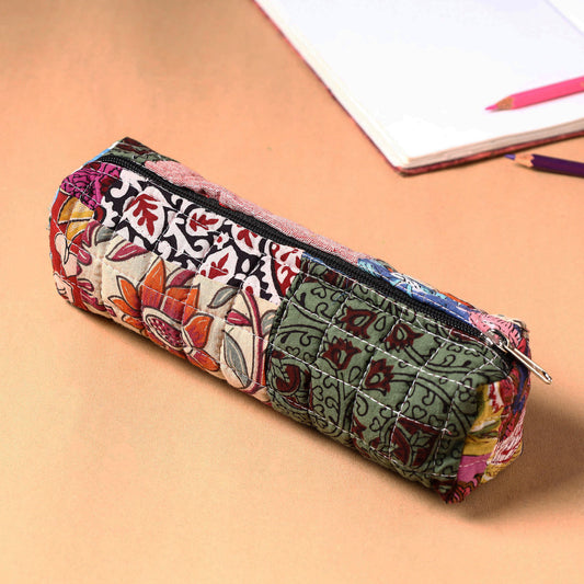 Handcrafted Quilted Patchwork Multipurpose Pencil Pouch 58