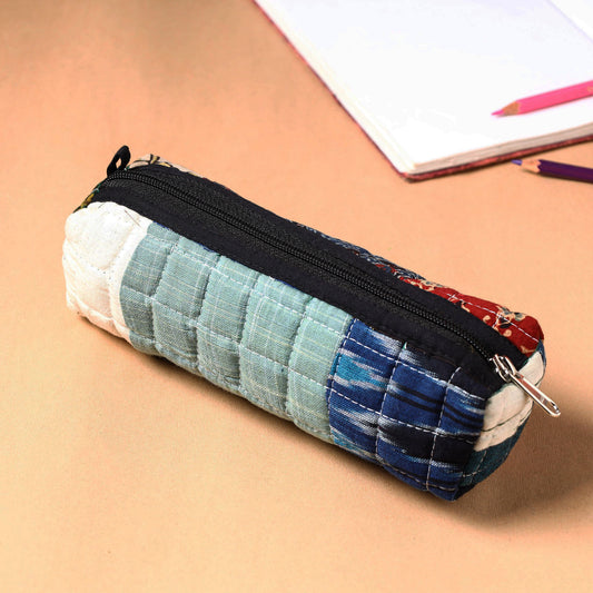Handcrafted Quilted Patchwork Multipurpose Pencil Pouch 59