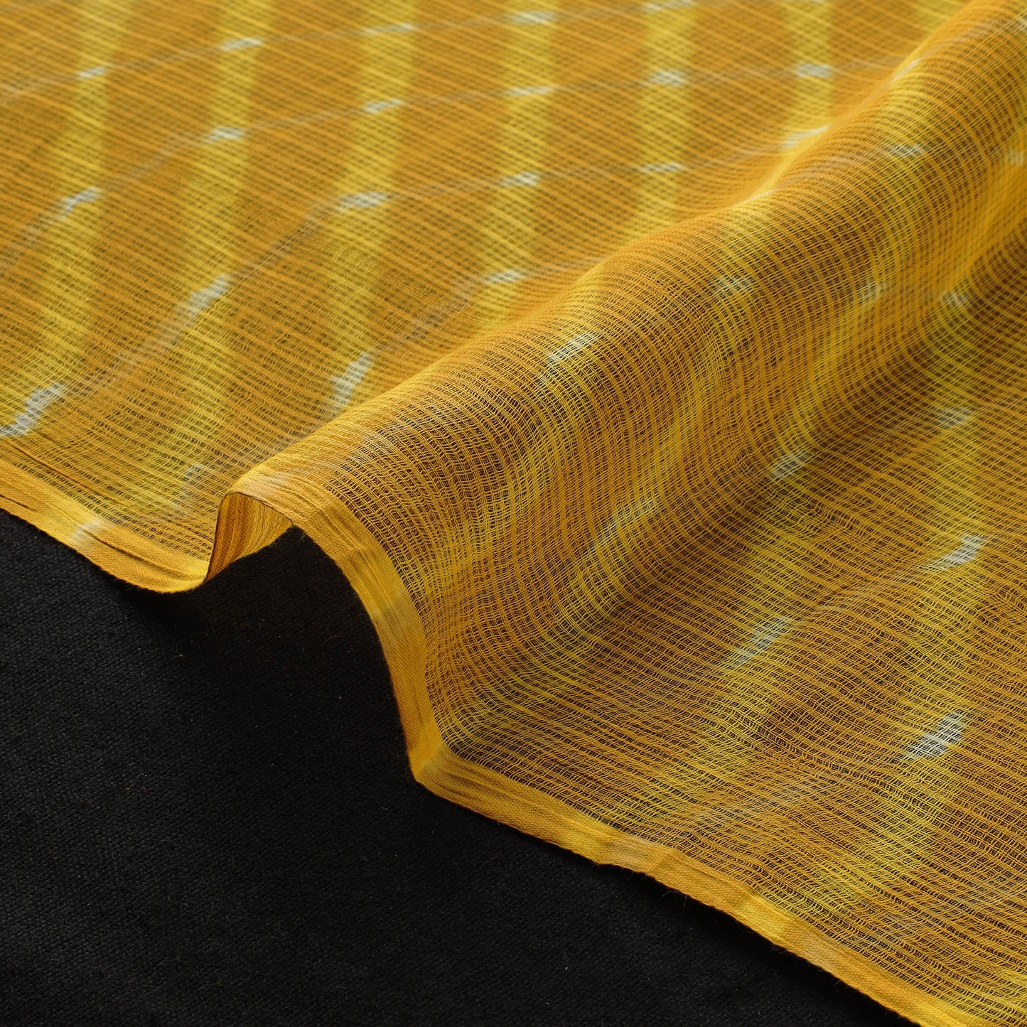 Leheriya Tie-Dye Kota Doria Cotton Fabric 05