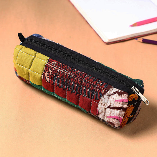 Handcrafted Quilted Patchwork Multipurpose Pencil Pouch 66