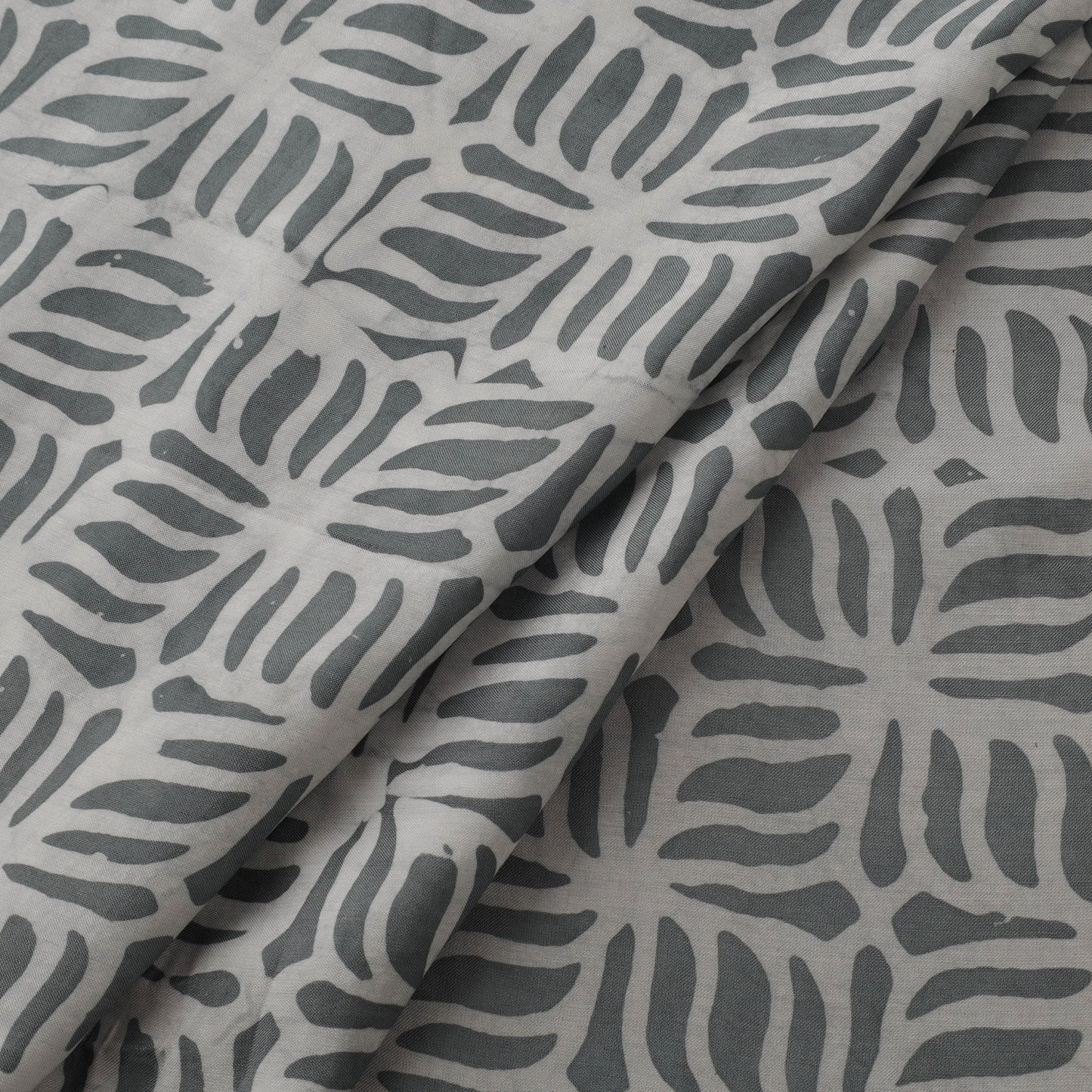 Kutch Hand Block Batik Print Modal Silk Fabric 10