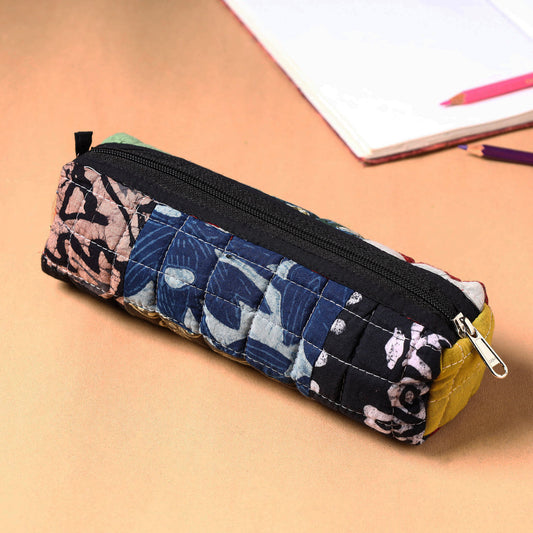 Handcrafted Quilted Patchwork Multipurpose Pencil Pouch 69