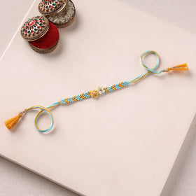 Flower Handmade Crochet Work Kids Rakhi 13