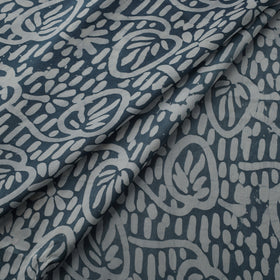 Kutch Hand Block Batik Print Modal Silk Fabric 05