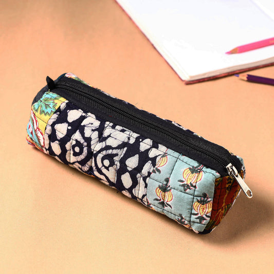 Handcrafted Quilted Patchwork Multipurpose Pencil Pouch 72