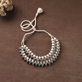 Patwa Threadwork Beaded Double Layered Necklace by Kailash Patwa 46