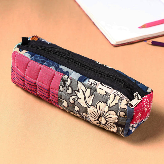 Handcrafted Quilted Patchwork Multipurpose Pencil Pouch 75