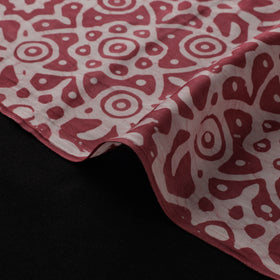 Kutch Hand Block Batik Print Modal Silk Fabric 01