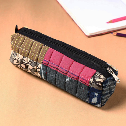Handcrafted Quilted Patchwork Multipurpose Pencil Pouch 78