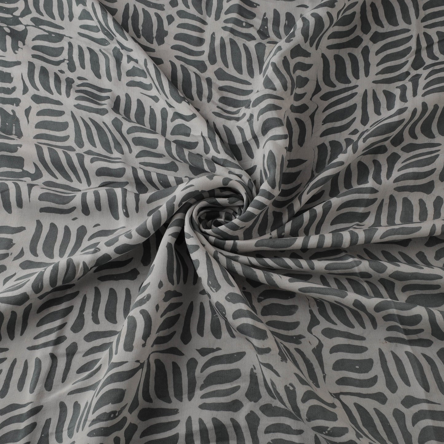 Kutch Hand Block Batik Print Modal Silk Fabric 10