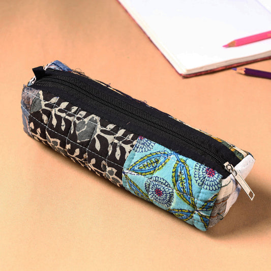 Handcrafted Quilted Patchwork Multipurpose Pencil Pouch 82