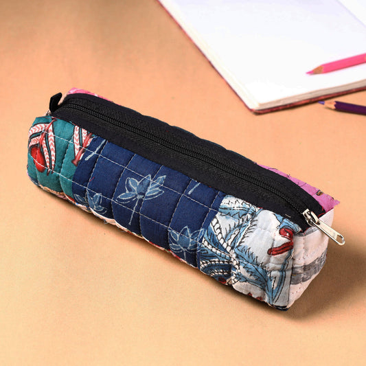 Handcrafted Quilted Patchwork Multipurpose Pencil Pouch 83