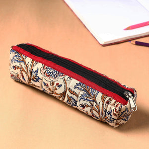 Handcrafted Quilted Kalamkari Multipurpose Pencil Pouch 84